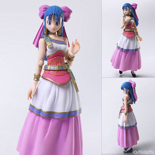 正版 Bring Arts 勇者斗恶龙5 天空的新娘 布玛 芙萝拉 手办 可动