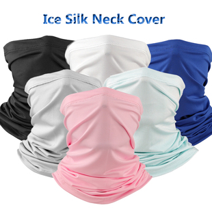 gaiter Silk Breathable neck Ice Bandana 新品 Cover Wind Neck
