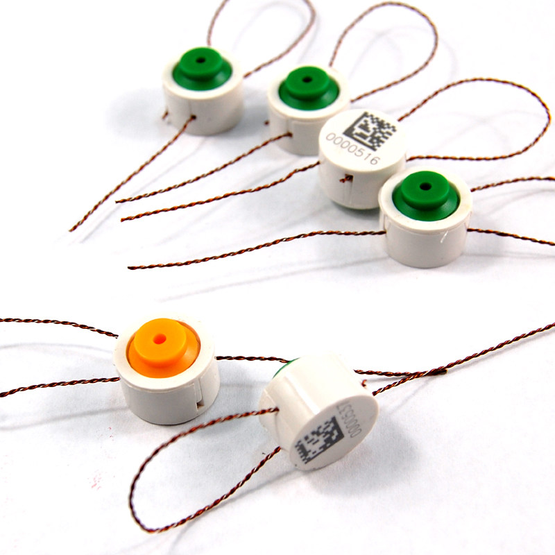 一次性塑料铅封防盗计量仪表封条电表封签加油机水表钢丝线施封锁