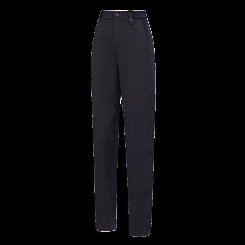 卡其色裤子女夏季薄款2q024新款爆款时尚气质小个子九分直筒休闲