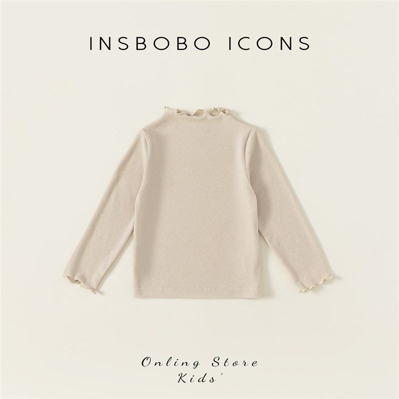 女童打底衫秋冬2023新款儿童长袖ET恤春秋款女宝上衣加绒内搭保暖