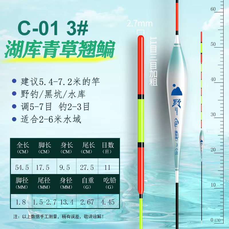 新品大物鲢鳙鱼漂高灵醒加u粗敏米纳目抗走水长行程草鳊翘鱼漂浮