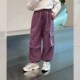 工装 大童装 女童洋气休闲裤 子女孩2024春装 韩版 儿童长裤 新款 裤 时尚