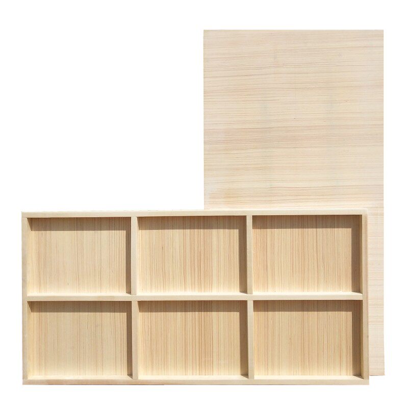 油画木板画板岩彩矿物颜料岩彩画木板坦培拉画板丙烯重彩木板画框