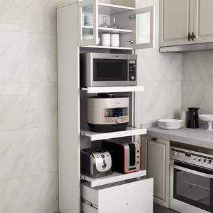 餐边柜厨房电器柜现代q简约小尺寸双门收纳柜定制储物微波炉烤箱