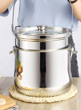 恒光免火再煮锅304不锈钢焖烧锅节能锅闷烧锅家用保温锅汤煲炖锅