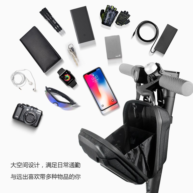 电动滑板车包EVlA硬壳收纳车首包电动折叠自行车把包平衡车车头包