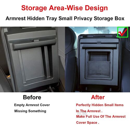 For Tesla Model 3 2021 Model Y Center Console Organizer Tray