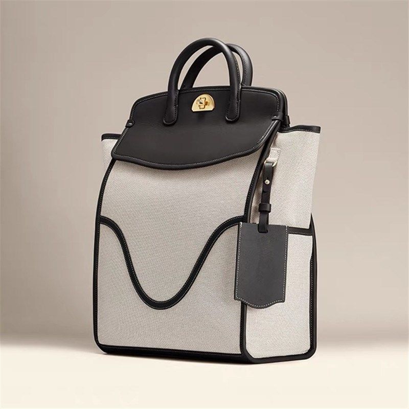 包包2024男女双肩包新款高级小众休闲通勤电脑手提包大学生旅行包