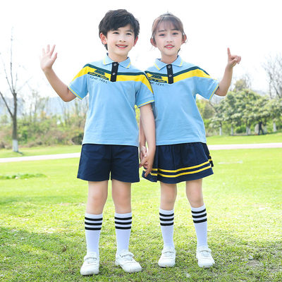 男女 童2024夏季新款小学生校服幼儿园园服兄妹装毕业照运动会班