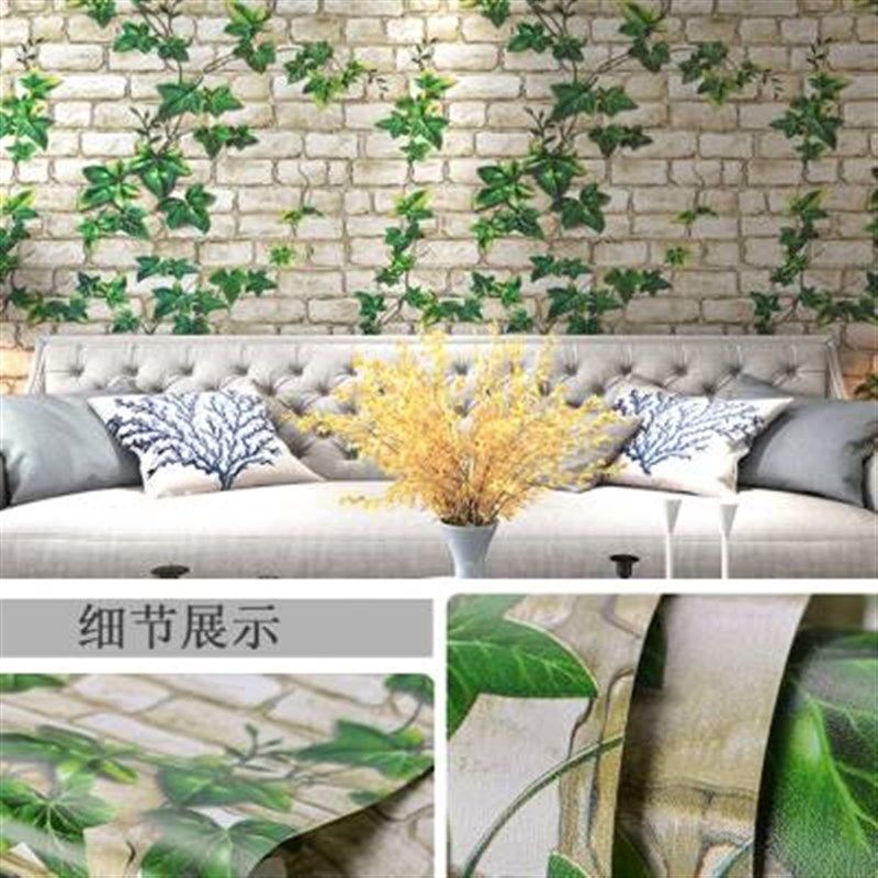 新款自粘壁纸PVC100米大卷自贴墙纸田园温馨卧室背景墙壁纸翻新宿,家装主材,PVC墙纸,淘宝优惠券,粉丝福利购,淘宝优惠卷