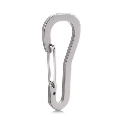 厂家Stainless Steel Carabiner Outdoor Question Mark 8 Word W