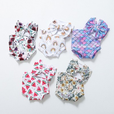 Boys Bloomer Pdinnaess Diaper Cover and Bowknot Hecrband