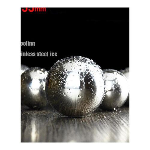 4 pcs/lot 25mm 40mm 55mm Sphere Whiskey Stone Stainless Stee