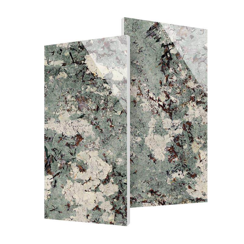 岩板大理石地g砖别墅客厅电视背景墙瓷砖900x1800陶瓷大板雪山蓝