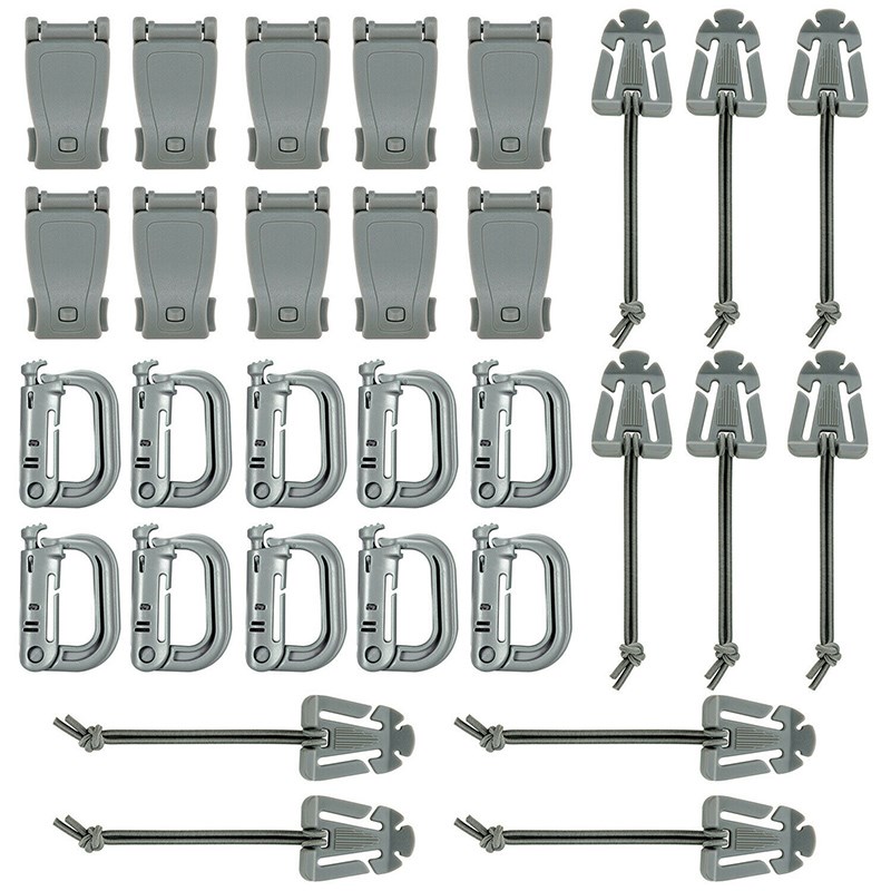 D-Ring Buckle Generic Outdoor Clip Buckle Multiuse Durable Q