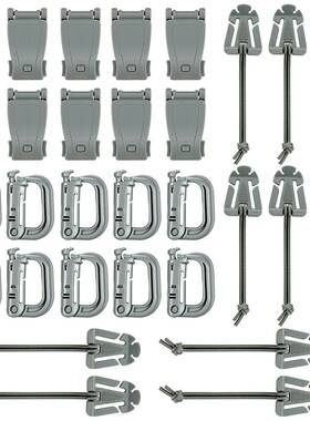 D-Ring Buckle Generic Outdoor Clip Buckle Multiuse Durable Q