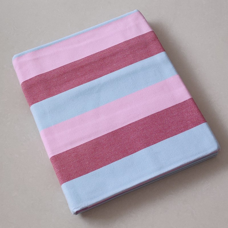 厂家 纯棉加厚老粗布床单单件1.8米床全棉被单加密格子三件套