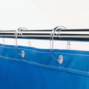 12Pcs/set Plastic C  Shower Curtain Hook Hanger Ring Bath Dr