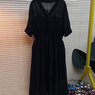 时尚 胖mm2023夏季 女装 减龄气质遮肚显瘦两件套裙子大码 连衣裙 新款