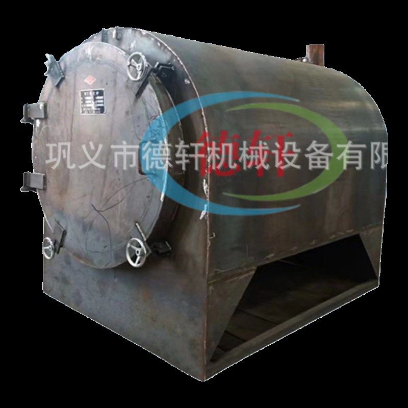 大型稻壳秸秆花生壳炭化设备 桉树皮杉木皮炭化碳粉 滚筒炭化炉