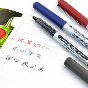 3pcs Japan Uni Ball Signature Pen UB 150 Liquid Ink Pens 0