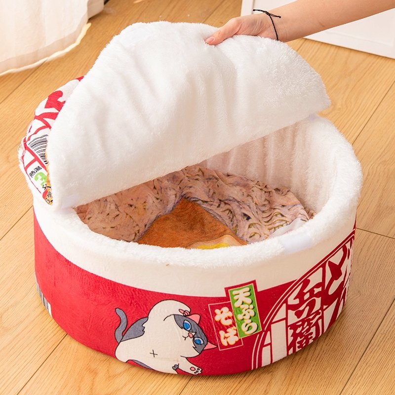 日式网红猫窝泡面桶狗窝冬季保暖封闭式可拆洗猫咪睡袋屋猫床垫子,宠物/宠物食品及用品,猫窝/屋/帐篷/沙发,淘宝优惠券,粉丝福利购,淘宝优惠卷