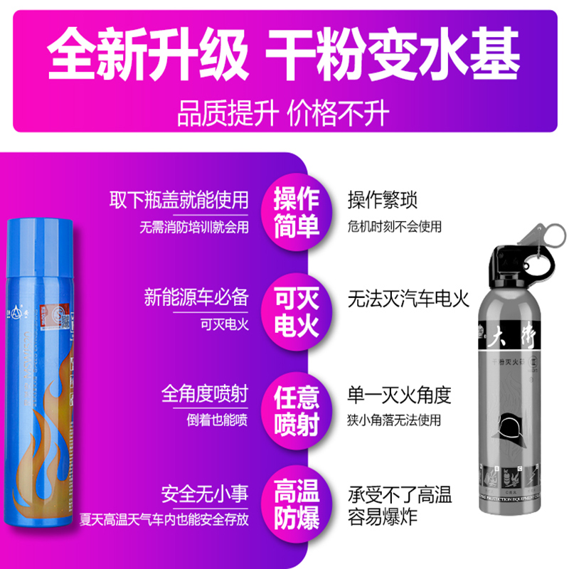 车载灭火器车用应急包小型便携多功能急救包汽车年检救援工具套装