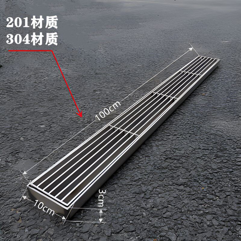 定制201/304不锈钢条形格栅雨水篦子排水沟园林庭院下水道盖板,基础建材,排水沟槽/盖板,淘宝优惠券,粉丝福利购,淘宝优惠卷