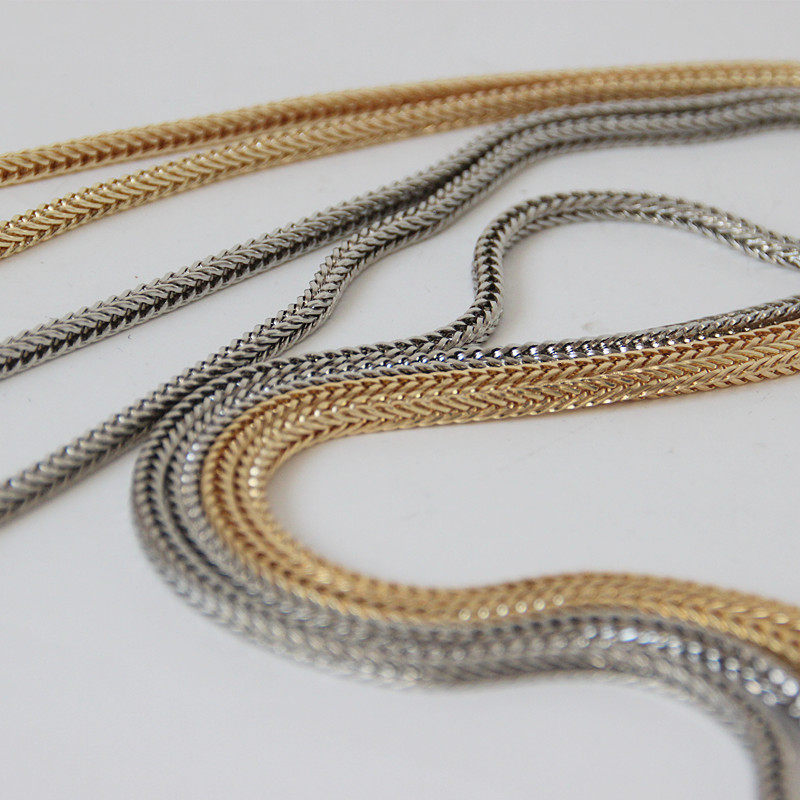 女士包包配件链子金属金色休闲链条3毫米金色包包链条扁蛇骨链,箱包皮具/热销女包/男包,包袋配件,淘宝优惠券,粉丝福利购,淘宝优惠卷