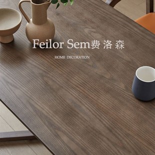 家用小户型靠墙长方形办公桌书房简Y约电脑办公桌 北欧实木书桌