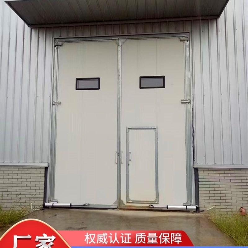 工业门彩钢大门车间快速库房推拉门厂家防火折叠门仓库手动厂房