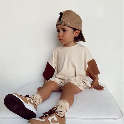 速发2023 Summer Newborn Baby Boys Girls Oversized Rompers Cl