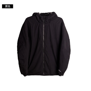 金标p棉填充止风者面料户外有帽版型男款超轻保暖羽绒防风棉服