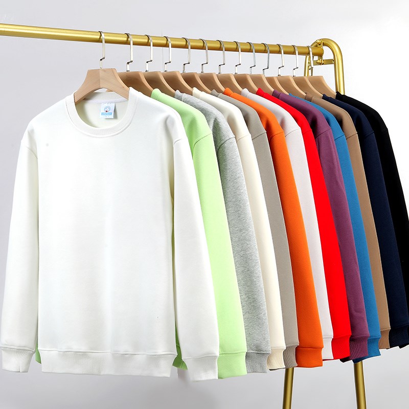 卫衣男女春秋季2024新款纯棉打底衫圆领重磅长袖T恤宽松潮流外套N