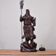 摆件 速发黑檀木雕刻关公神像大号1米武财神实木头红木工艺品中式