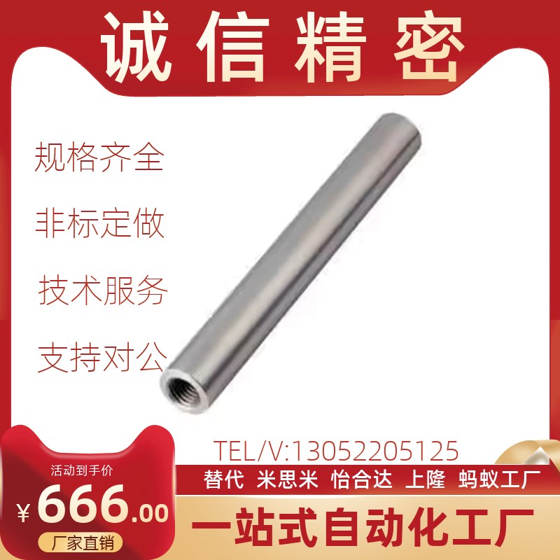 CSFJT CPSFJT SCJ22-D10-L102-M4-N4线性导向轴 一端内螺纹型