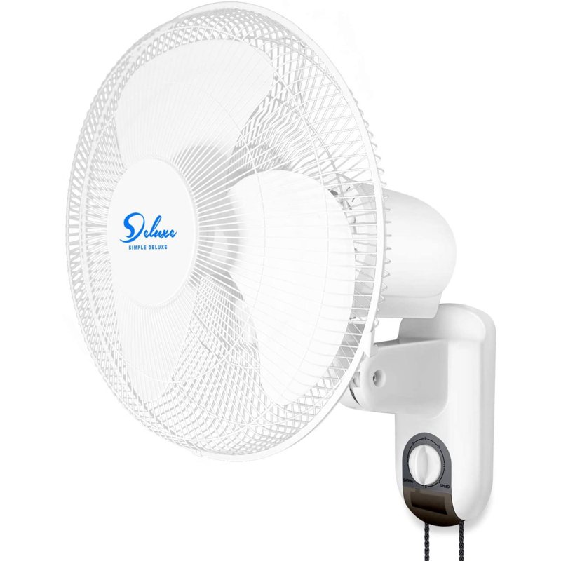 推荐Household Wall Mount Fans 16In Adjustable Tilt,Quiet Ope