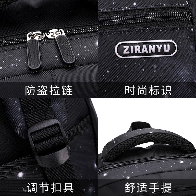 手拉背囊拉杆可背可拖拉旅游行李箱包袋带滑轮子双肩背包超轻书包