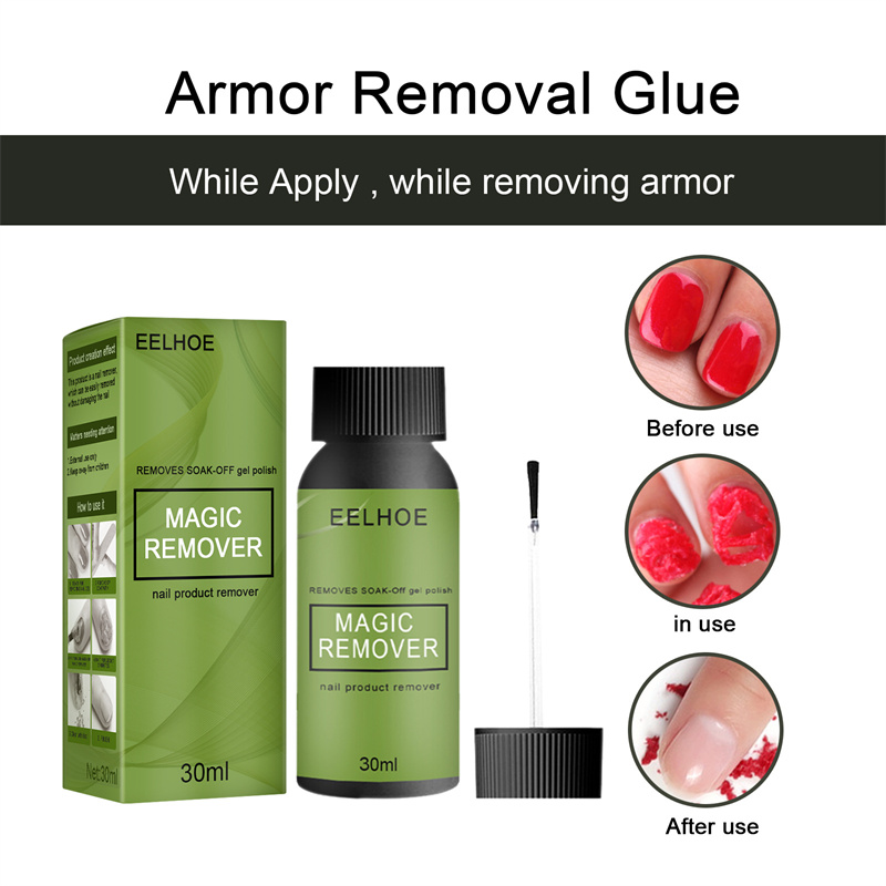 推荐10/20/30ml Magic Remover Nail Gel Polish Remover UV Gel