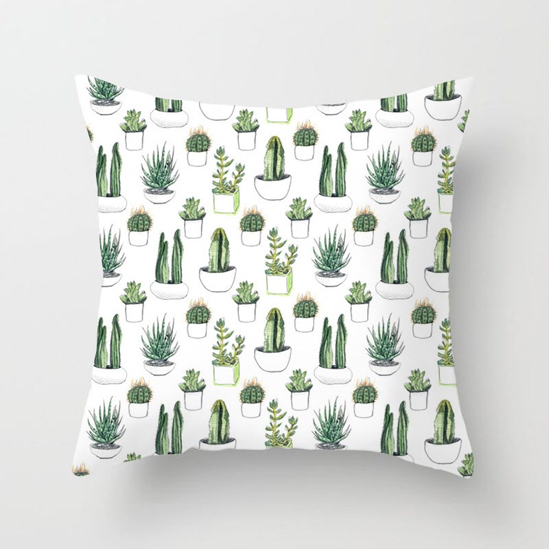 Cushion-Cover Decorative Pillows Throw Green Sofa Polyester图片