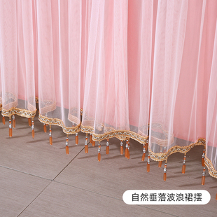 不透人沙门帘免打孔家用防蚊纱帘卧室厨房长门帘隔断帘半帘魔术贴