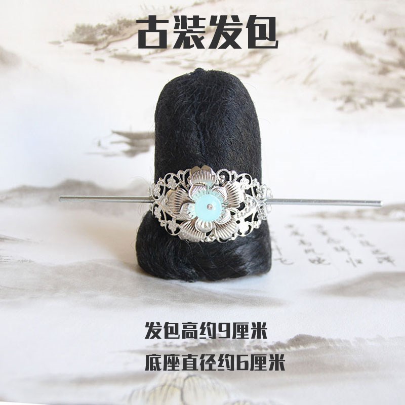 古装假发女造型汉服发包男古装头套古代假发汉服假发发型发髻发冠