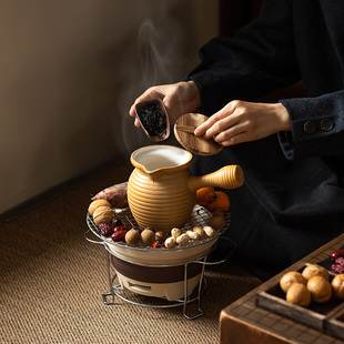 陶瓷烧烤炉围炉煮茶炉子家用室z内户外木炭庭院碳明火温茶壶泡茶