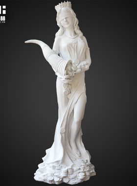 厂家大号断臂维纳斯石膏像摆件财富胜利女神自Q由女神雕像大型人