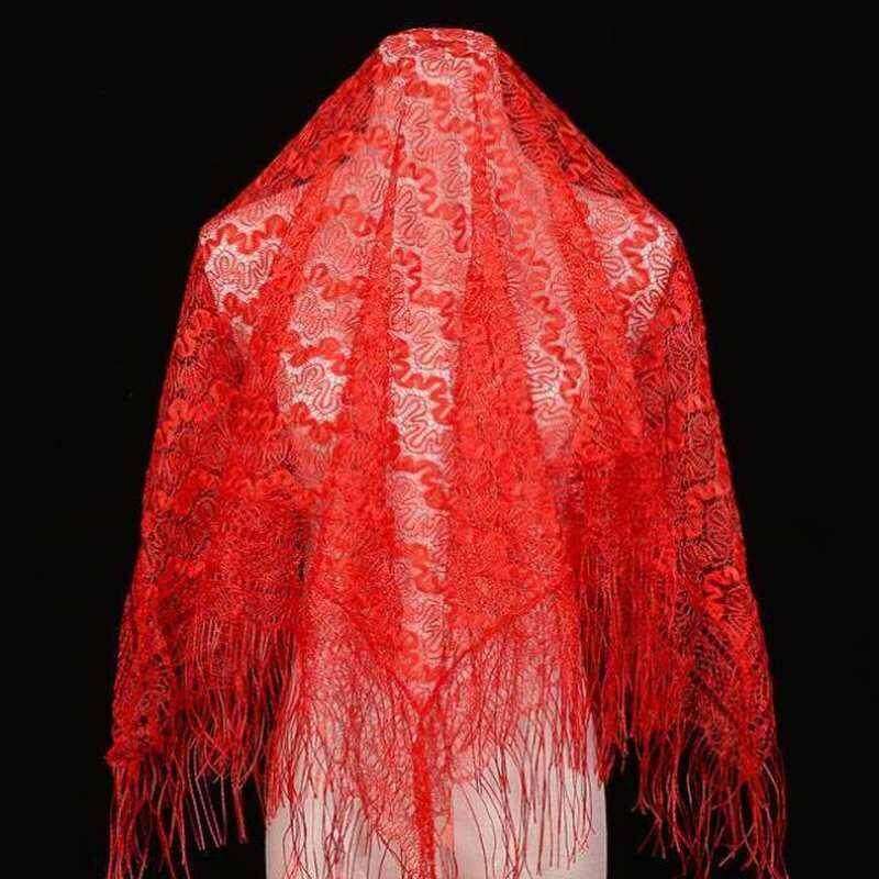 择优家结婚新娘盖头婚礼红头巾中式秀禾服喜帕盖头纱巾红盖头刺绣