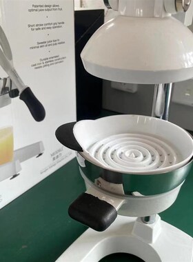 美迪力直销商用家用五代白色摆摊橙子果汁手动榨汁机鲜榨石榴