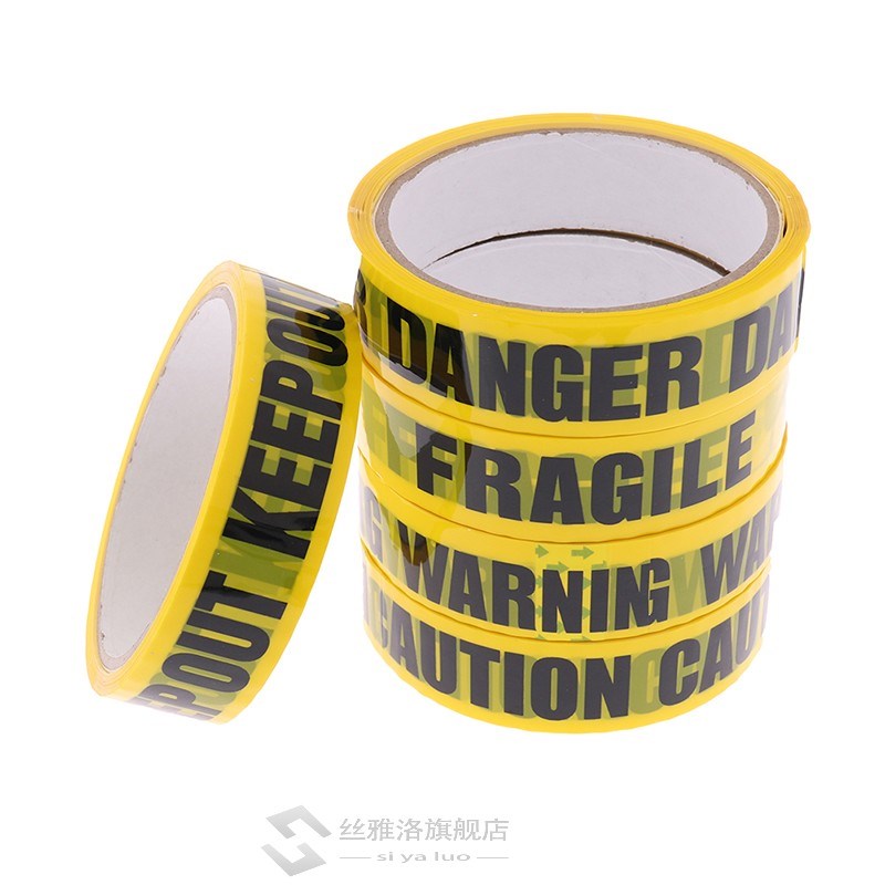 速发*Hot sale 1Roll Warning Tape Danger Caution Fragile Barr