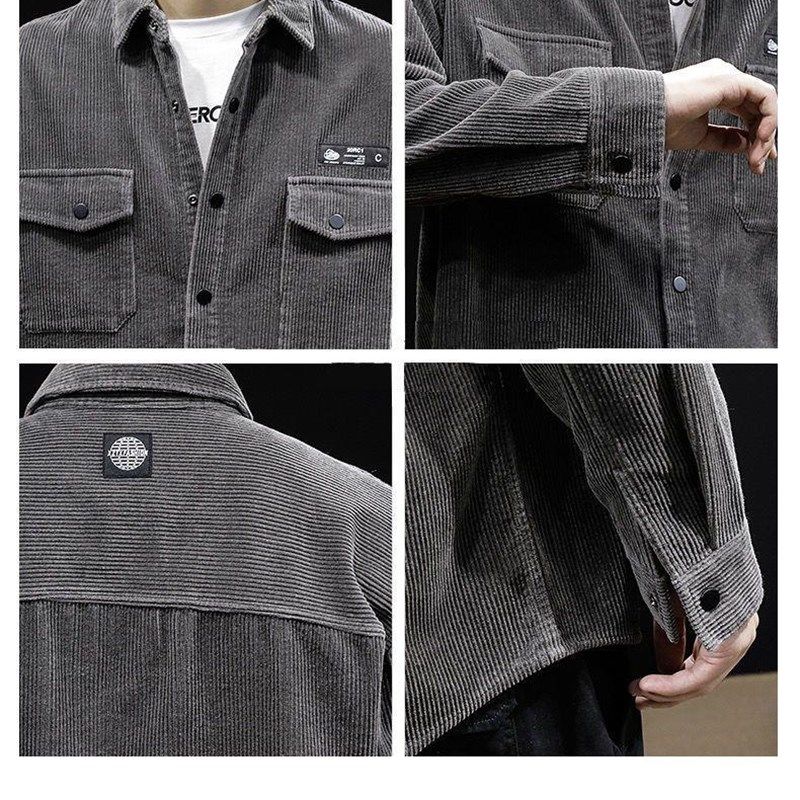 韩版潮流男士工装套装春秋季新款潮男衬衫三件套帅气搭配工装裤男,男装,休闲运动套装,淘宝优惠券,粉丝福利购,淘宝优惠卷