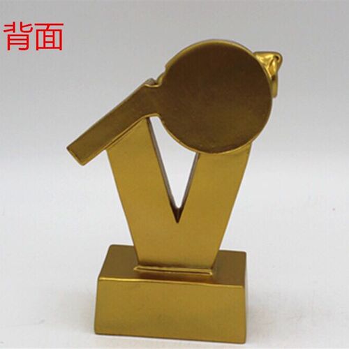 运动奖杯金哨奖裁判员奖 守门员奖供应定制足球奖杯足球个人奖项